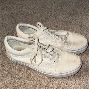 Vans Women's Cream Sneakers